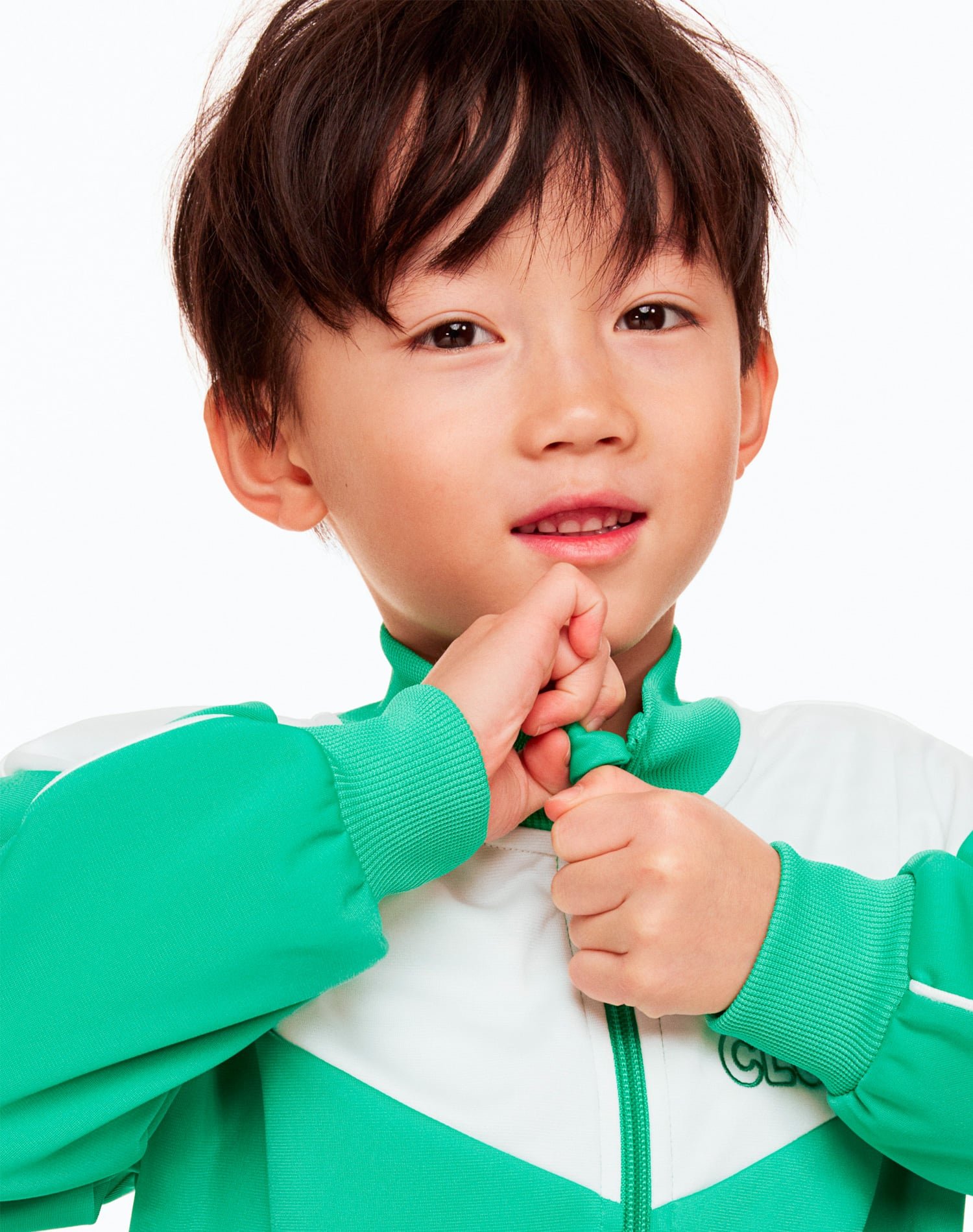 Block coloured track jacket