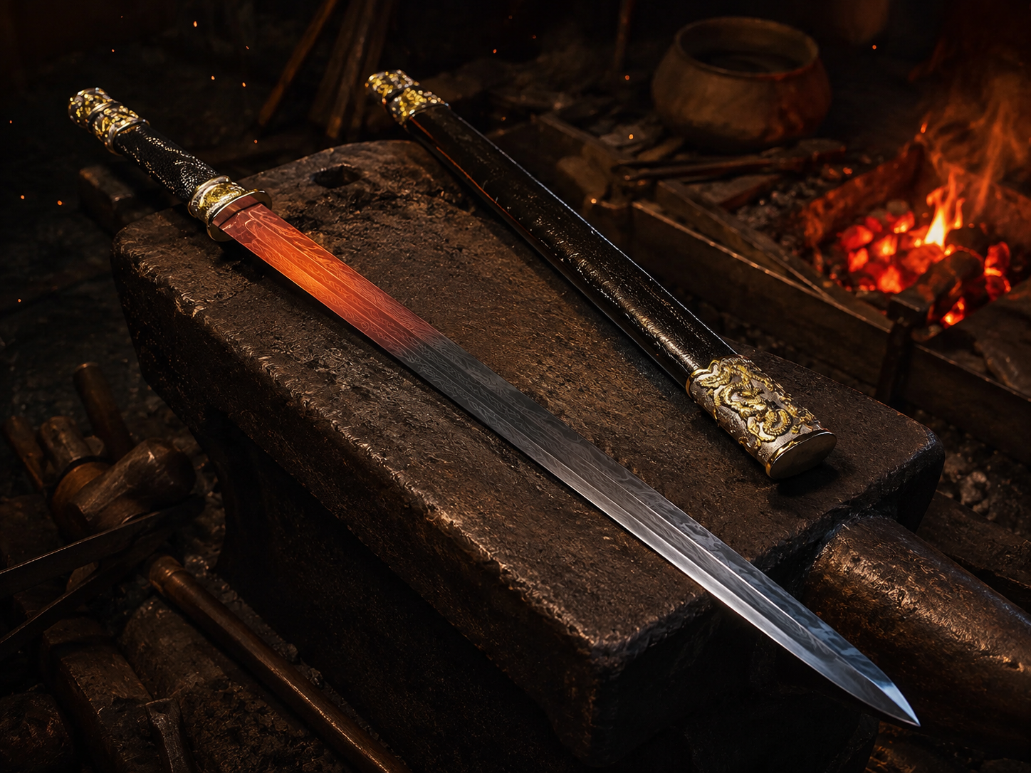 Tempered for Greatness: Pattern Folding and the Eastern Aesthetics of Traditional Chinese Swords